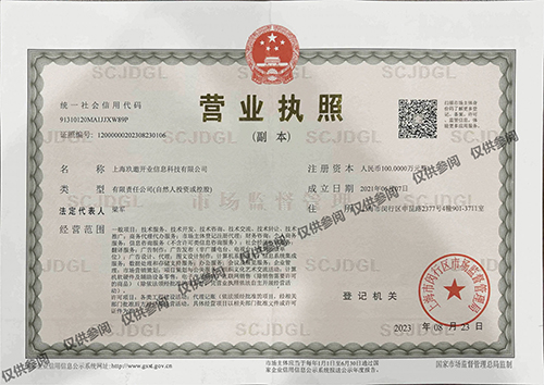 代辦上海營(yíng)業(yè)執(zhí)照需要多少錢(qián)?